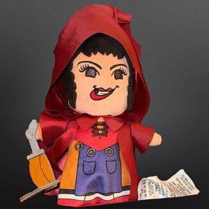 Disney Hocus Pocus Mary Sanderson Plush by Kidrobot 5”